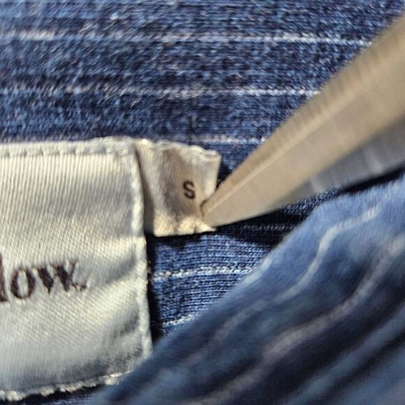 Goodfellow & Co Shirt Blue Stripes Button Down Long Sleeve Shirt Mens Size S - Picture 5 of 9